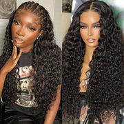 2 Wigs $189 13x6 HD Lace Water Wave Wig and V-part Straight Wig