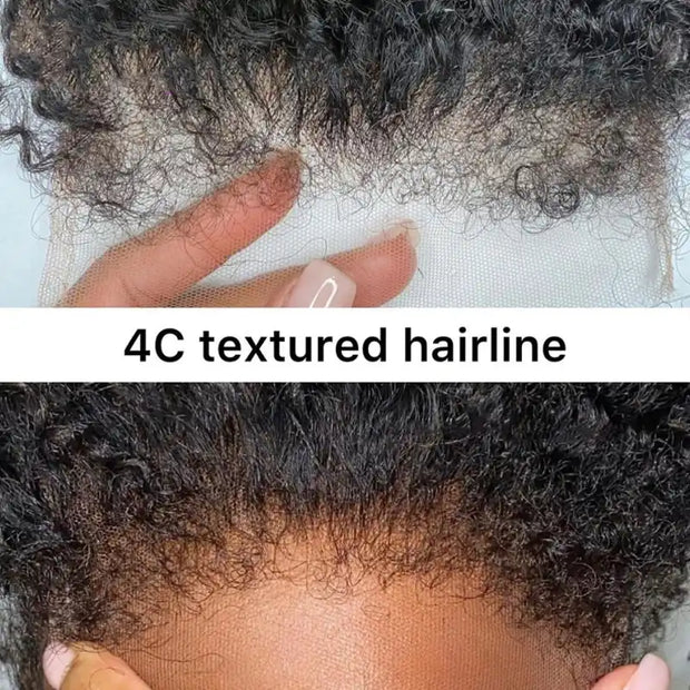 4C Edges BIG FOREHEAD HACK 13x2 Lace Frontal 100% Human Hair