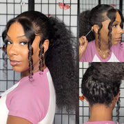 Pre-Styled High-pony Hairstyles 360 Skin Lace