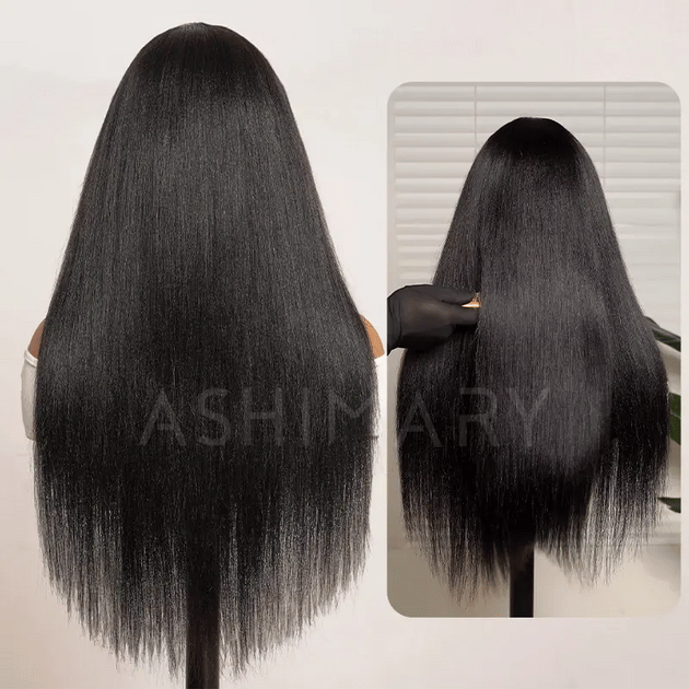 Light Yaki Straight Wig | 7x5 Closure Lace | Pre-Cut & Glueless