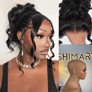 Ponytail with Bangs Face-Framing Invisi Strap 360 Wig