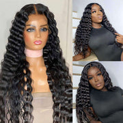 Loose Deep Wave 13x4 HD Transparent Lace Front Wig