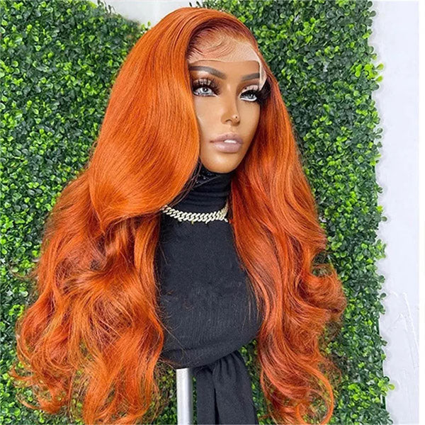 Ginger Wig Glueless & Human HairVibrant and captivating hair