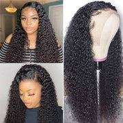Transparent Lace Wigs Human Hair 13*4 Lace Wig Jerry Curly Lace Front Wigs-AshimaryHair.com