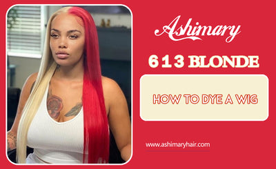 How to dye a 613 blonde wig