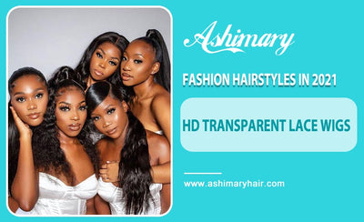 6 Fashion HD transparent lace wigs in 2021
