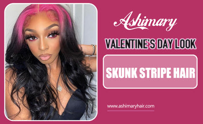 You Must Try A Skunk Stripe Wig On Valentine's Day