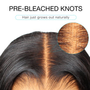 Wear Go Yaki Straight Glueless Bob Wig Pre Cut HD Lace Wig Natural Kinky Straight