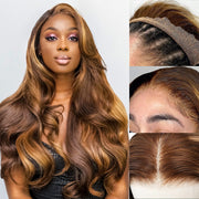 Flash Sale Wear & Go Wig Highlight Mix Color 4x4/5x5/6X4.5 Glueless Lace Wigs Ashimary Hair
