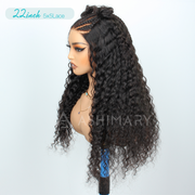 Micro French Braids Human Hair 5x5 Lace Natural Color Daily Wear Wig