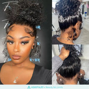 360 Lace Frontal Wig Hd Transparent Lace Frontal Straight Brazilian Human Hair Natural Color 10A Hair Pre-Plucked With Baby Hair
