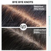 Flash Sale Ready to Wear Glueless HD Transparent Lace Wig with Pre Cut Lace & Bleached Knots