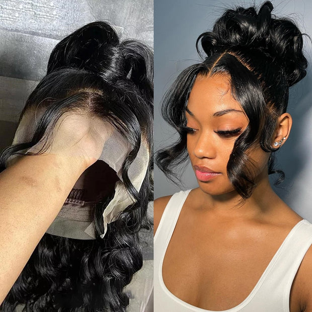 Flash Sale Pre Plucked 360 Lace Frontal Wig with Baby Hair Brazilian Any Style