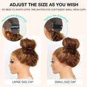 Flash Sale Invisi-Strap Snug Fit 360 HD Transparent Lace Water Wave Wig P4/27 Highlight Ombre Color Pre Plucked Hair