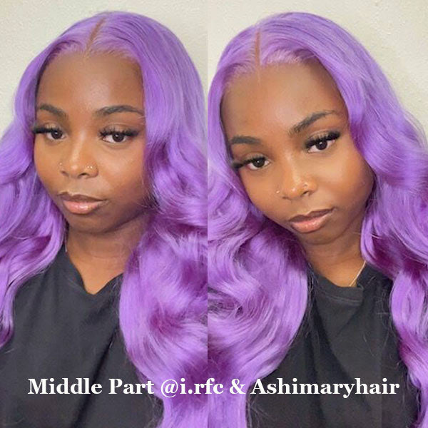 Purple virgin wig outlet