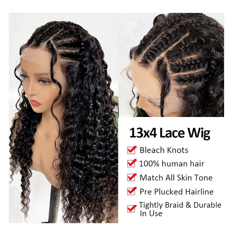 Micro box braids wig frontal lace wig color #30 Box Braided Lace Front Wigs Long Micro Braids Full Lace  main image 3