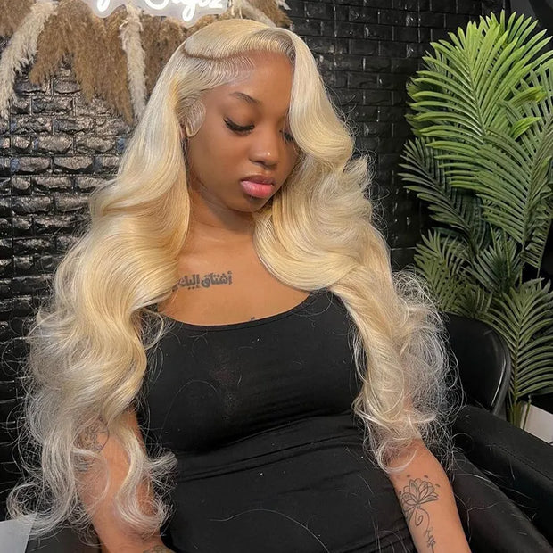 613 Blonde Body WaveTransparent HD Lace Front Wigs