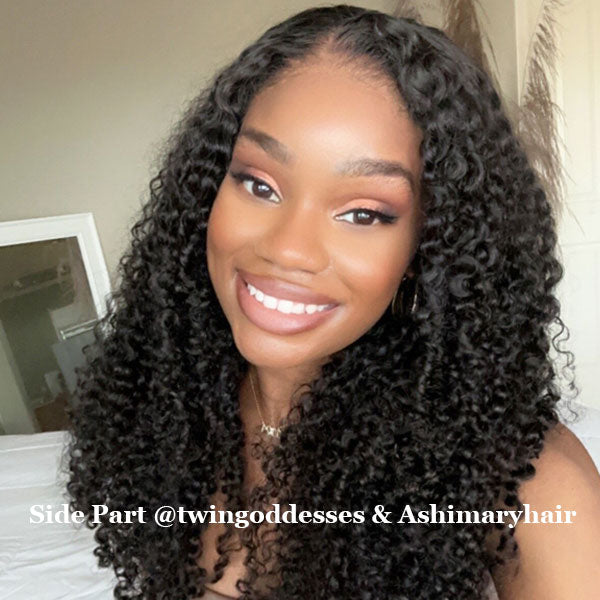 Kinky Curly 13x6 Full Lace Front Wigs Detail section display-AshimaryHair.com