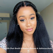 13x6 Kinky Straight Full Lace HD Transparent Wig-AshimaryHair.com