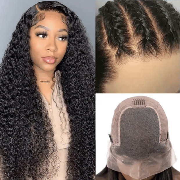 13x6 Full Lace HD Transparent Deep Wave Wig-AshimaryHair.com
