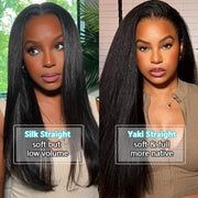 Yaki Straight Wig 13x4 Lace Front Wigs Pre Plucked HD Lace Wig Light Yaki