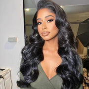 13×6 Lace Front Human Hair Body Wave Wig