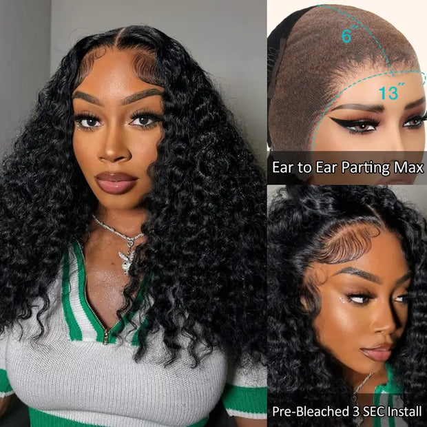 Flash Sale Parting Max Pre Everything Glueless Wear Go Wig Single Grid Single Strand All Texture 100% Human Hair