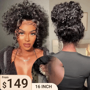 Water Wave Invisi Strap Snug Fit 360 Transparent Lace Frontal Bleached Knots Pre Cut Lace Wig