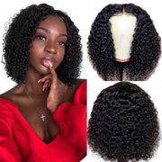 Flash Sale Short Kinky Curly Hd Transparent Lace Frontal Bob Wigs