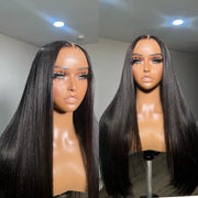 Straight Hair 5*5 HD Lace Closure Wigs HD Transparent 5x5 Swiss Lace Wig