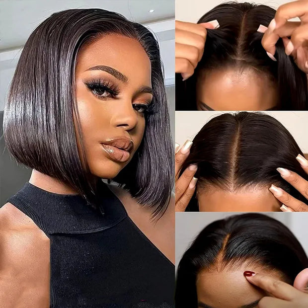 Ashimary $1 for one wig human hair deep wave and straight wigs