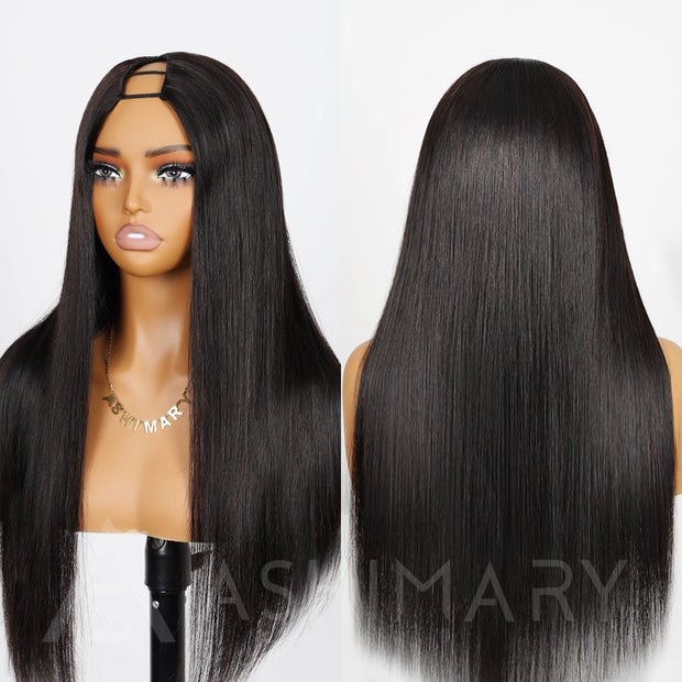 Flash Sale Pull Go Glueless V Part Wig With Elastic Drawstring 