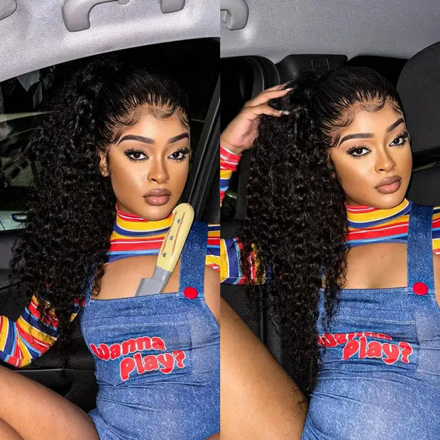 Extra 70% OFF | Water Wave Invisi Strap Snug Fit 360 Transparent Lace Frontal Wig Fresh Length
