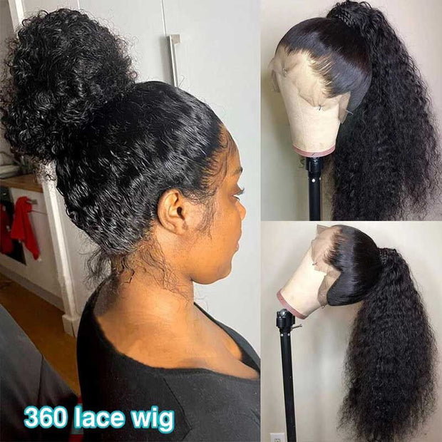 Flash Sale Water Wave 360 HD Transparent Full Lace Frontal Wig 180% Density Ashimary 100% Human Hair