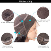Deep Wave 360 Lace Frontal Wig Cap -AshimaryHair.com