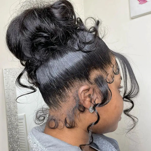 360 HD Transparent Lace Body Wave Human Hair Wig