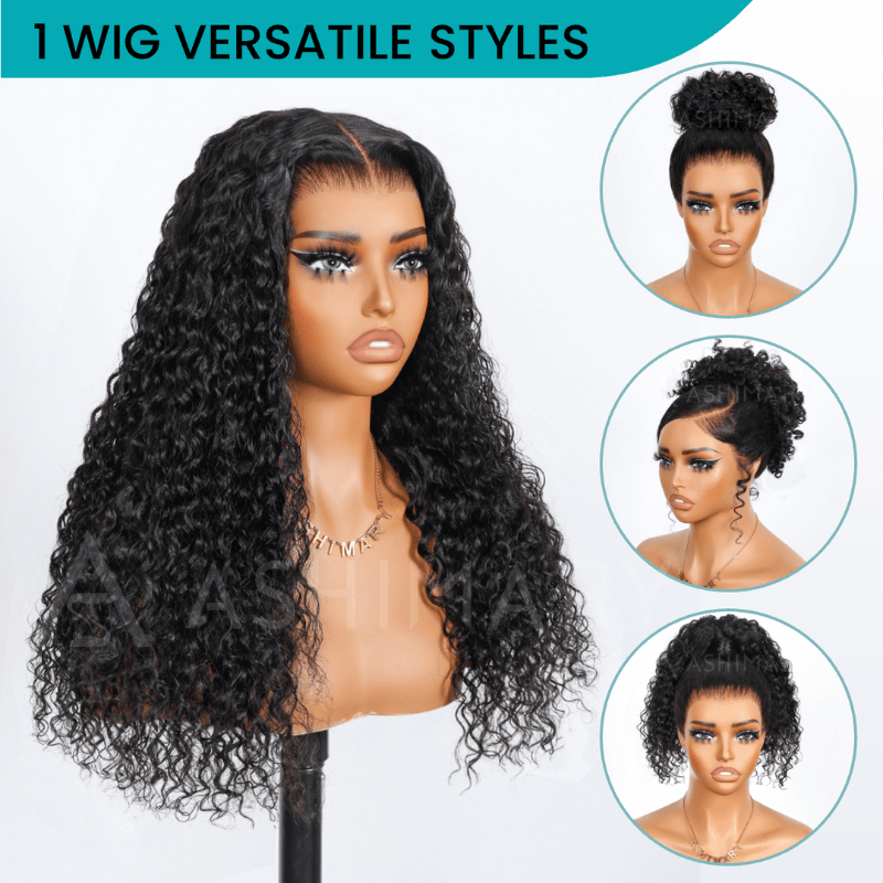 360 Deep Wave Lace Wig | Snug Fit, Pre-Cut & Bleached Knots