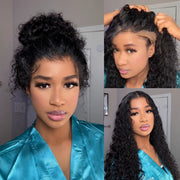 Deep Wave Invisi Strap Snug Fit 360 Transparent Lace Frontal Bleached  Knots Pre Cut Lace Wig
