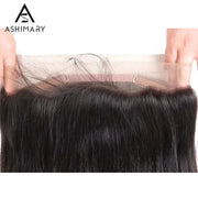 360 Lace Frontal Only Transparent Skin Lace Silky Straight Virgin Human Hair Extension