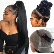 Upgrade Invisible Adjustable Strap 360 Lace Frontal Pre-bleached HD Lace Wig