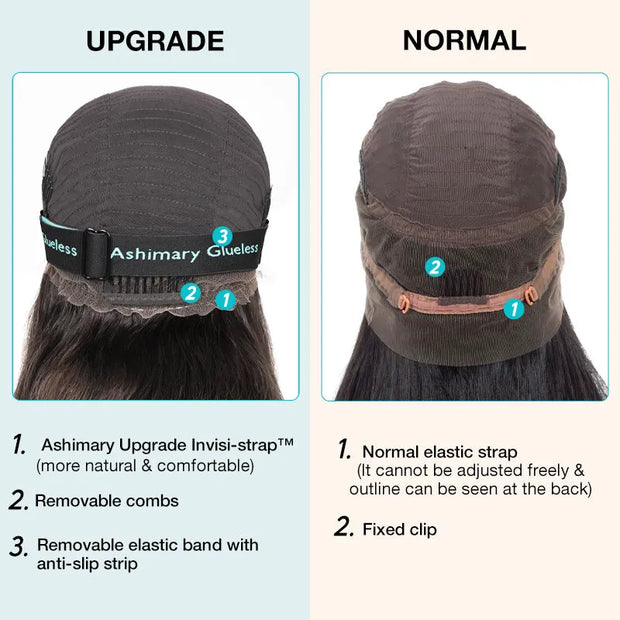 Flash Sale Upgrade Kinky Edges Hairline Invisi-Strap Cozy Snug Fit 360 Skin Lace Pre Everything Wigs