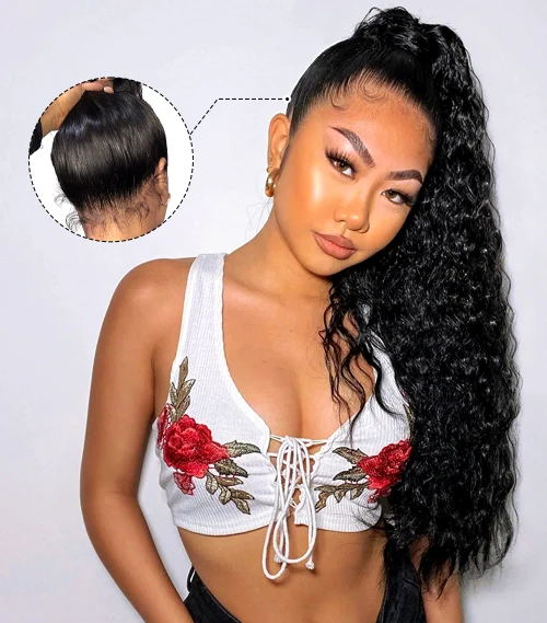 Flash Sale 360 HD Lace Frontal Wig 180% Density Ashimary 100% Human Hair