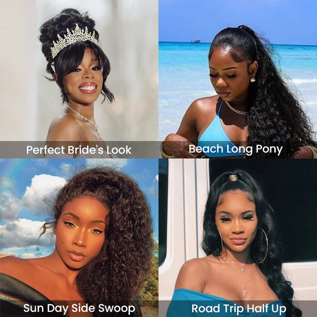 Invisi-Strap? Snug Fit 360 Transparent Lace Frontal Bleached Knots Pre Cut Lace Wig