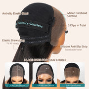 Flash Sale Highlight Bob Yaki Straight Human Hair 180% Density Pre Bleached Tiny Knots Glueless Wig