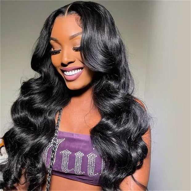 Loose Wave 10A Brazilian Human Hair Bundles with Closure Natural Color - ashimaryhair