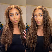Flash Sale Highlight Piano Color 4x4 Lace Closure & 13x4/13x6 Lace Frontal Wig Brazilian Human Hair Luxurious Customization