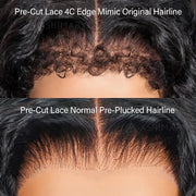 4C Water Wave Invisi Strap Snug Fit 360 Transparent Lace Frontal