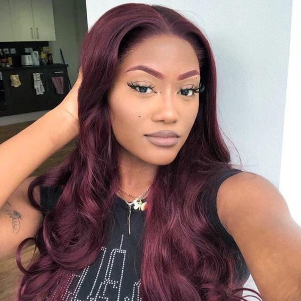 Dark-99J-Burgundy-Body-Wave-4x4-&-5x5-&-6x6-Closure-Lace-Glueless-Wig-100%-human-hair