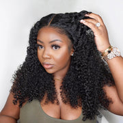 4x4 Jerry Curly Lace Closure Wig