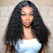 4x4 Jerry Curly Lace Closure Wig online For Women